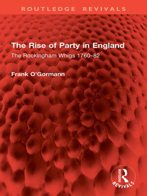 cover image of The Rise of Party in England